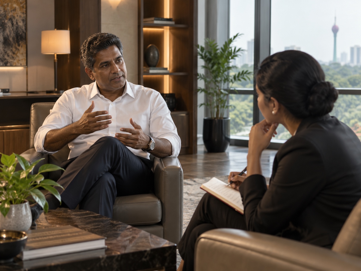 Practical leadership growth coaching session